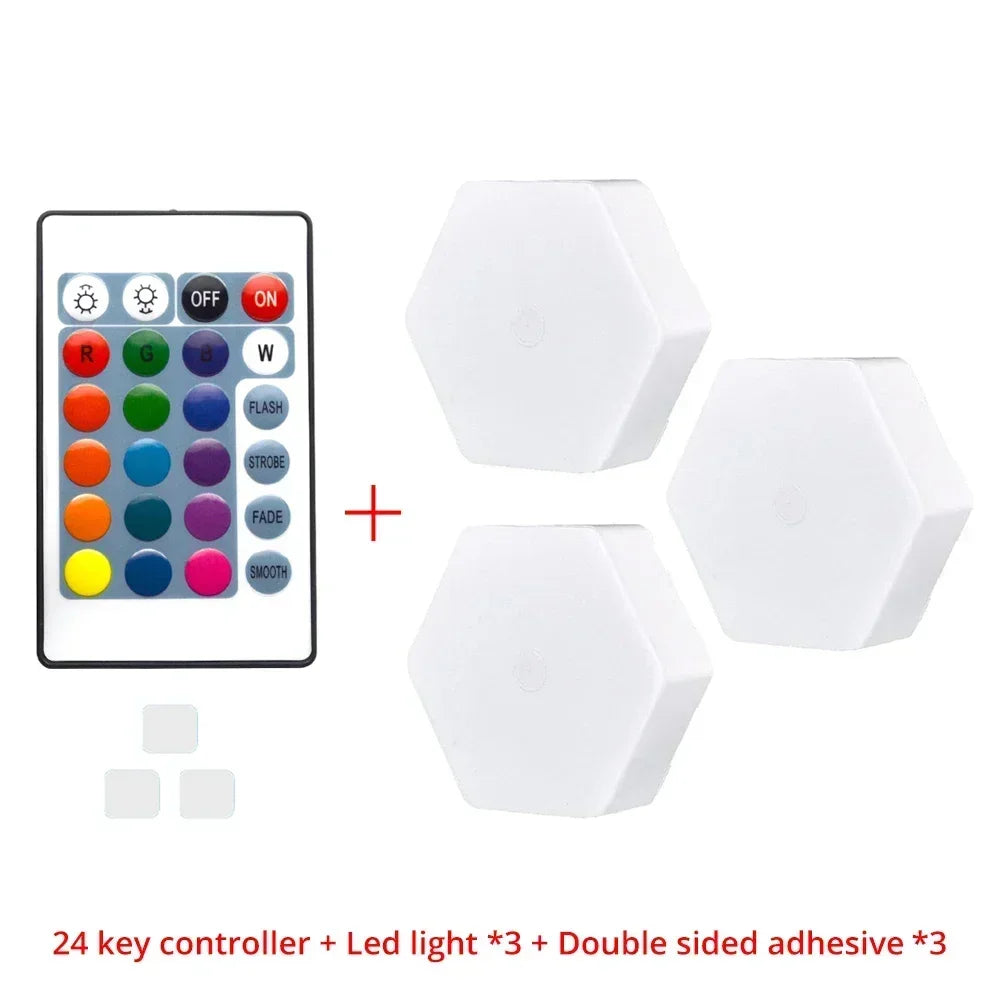 TayLed HexaTouch RGB (Kit Modular com Controle)