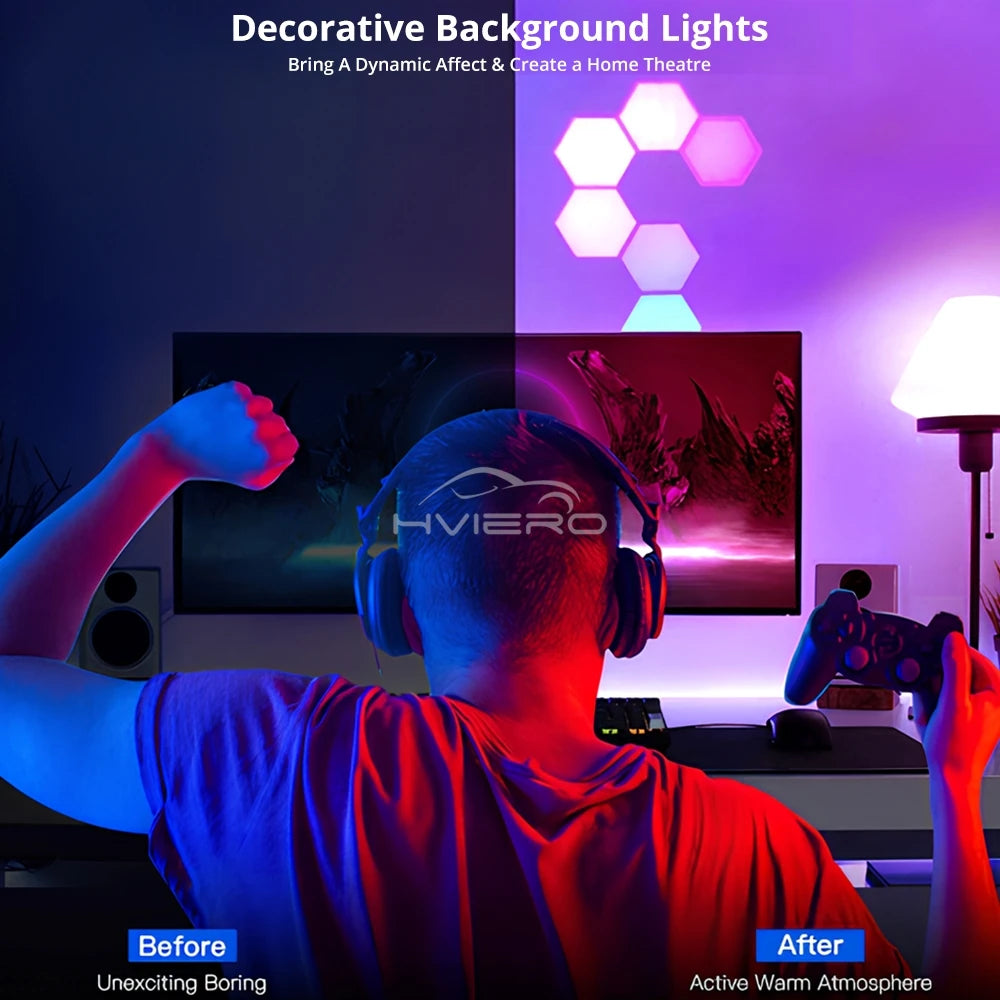 TayLed HexaTouch RGB (Kit Modular com Controle)